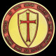 Pièce Médaille NEUVE Plaquée Or - Les Templiers Chevaliers Knights Templar (Ref 8A) - Other & Unclassified