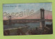 CP COLORISEE MANHATTAN BRIDGE - NEW YORK - SUCCESS POSTAL CARD C° NEW YORK N° 1063 - Bruggen En Tunnels