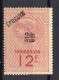 !!! FISCAL, DIMENSION N°87a SURCH EPREUVE NEUF ** SIGNE CALVES - Stamps