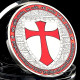Pièce Médaille NEUVE Plaquée Argent - Les Templiers Chevaliers (Réf 7) - Sonstige & Ohne Zuordnung