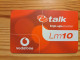 Prepaid Phonecard Malta, Vodafone - Malte