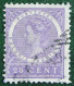 25 Ct Koningin Wilhelmina Queen  NVPH 53 Mi 59 1904-1908 1907 Used / Gestempeld  SURINAME / SURINAM - Surinam ... - 1975