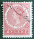 50 Ct Koningin Wilhelmina Queen  NVPH 55 Mi 61 1904-1908 1907 Used / Gestempeld  SURINAME / SURINAM - Suriname ... - 1975