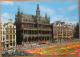 BELGIUM BRUXELLES BRUSSEL LE GRAND PLACE SQUARE KARTE CARD CARTE POSTALE ANSICHTSKARTE POSTKARTE POSTCARD CARTOLINA - Brüssel Bei Nacht