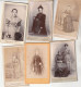 Lot N° 26 - 10  Photos Format CDV Femme Debout Ou Assise - Old (before 1900)