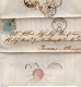 1867  LETTERA CON ANNULLO PESARO + TERAMO - Marcophilia