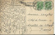 SUISSE CARTE 10c MARQUE LINEAIRE INTERLAKEN + AMBULANT N°15  POUR PARIS DE 1908 LETTRE COVER - Covers & Documents