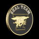 Delcampe - Pièce Médaille NEUVE Plaquée Or - Etats-Unis US Navy Seals Seal Team (Réf 4) - Andere & Zonder Classificatie