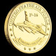 Delcampe - Pièce Médaille NEUVE Plaquée Or - US Air Force F-16 Fighting Falcon - Autres & Non Classés