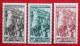 GUARDIA PALATINA Palatin Guards 1950 Mi 171-173 Yv 160-162 Ongebruikt / MH VATICANO VATICAN VATICAAN - Unused Stamps