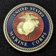 Delcampe - Pièce Médaille NEUVE Plaquée Or - Etats-Unis US Marine Corps USMC Force Recon - Other & Unclassified