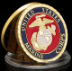 Pièce Médaille NEUVE Plaquée Or - Etats-Unis US Marine Corps Guerre Du Vietnam (Réf 1) - Altri & Non Classificati