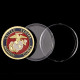 Delcampe - Pièce Médaille NEUVE Plaquée Or - Etats-Unis US Marine Corps Guerre Du Vietnam (Réf 1) - Altri & Non Classificati