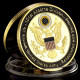 Pièce Médaille NEUVE Plaquée Or - Etats-Unis US Army 101St Airborne Division (Réf 5) - Altri & Non Classificati