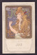 CPA MUCHA Alphonse Art Nouveau Non Circulé Femme Women Collection JOB Voir Dos - Mucha, Alphonse
