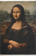 Postcard Painting Leonard Da Vinci Mona Lisa - Pintura & Cuadros