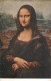 Postcard Painting Leonard Da Vinci Mona Lisa - Pintura & Cuadros