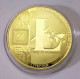 Pièce Médaille NEUVE Plaquée Or - Litecoin LTC (Réf 1) - Other & Unclassified