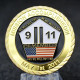 Pièce Médaille NEUVE Plaquée Or - WTC World Trade Center 11 Septembre 2001 (Réf 2) - Andere & Zonder Classificatie