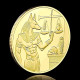 Pièce Médaille NEUVE Plaquée Or - Dieu Anubis Egypte - Altri & Non Classificati