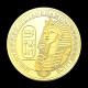 Pièce Médaille NEUVE Plaquée Or - Pharaon Toutânkhamon Egypte - Andere & Zonder Classificatie