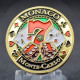 Pièce Médaille NEUVE Plaquée Or - Monaco Monte-Carlo Casino Poker Lucky Coin - Other & Unclassified