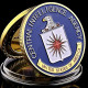 Pièce Médaille NEUVE Plaquée Or - USA CIA Central Intelligence Agency - Autres & Non Classés