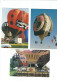 3  POSTCARDS   HOT AIR BALLOONS  PUBL BY PH TOPICS - Montgolfières