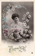 Delcampe - DESTOCKAGE Avant Fermeture  Boutique BON LOT 100 CPA FANTAISIE  JEUNES FEMMES    (toutes Scannées ) - 100 - 499 Cartes