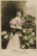 Delcampe - DESTOCKAGE Avant Fermeture  Boutique BON LOT 100 CPA FANTAISIE  JEUNES FEMMES    (toutes Scannées ) - 100 - 499 Postales