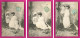 Serie-174P240  Florial, Série De 5 Spa Une Fillette Qui Mange Des Cerises, Cpa BE - Collections, Lots & Séries