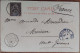 Cachet Chandernagor 1905 Timbre 10 Centimes N°5 Sur Carte Postale Cachet D'arrivée Moissac Au Dos - Storia Postale