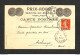 88 - SAULXURES SUR MOSELOTTE - Carte PUB - PRIX-ADAM - Exploitation Générale De GRANITS Des VOSGES - 1912 - RARE - Saulxures Sur Moselotte