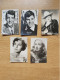 Filmsterren Movie Stars  Ciné  Echte Fotos 6x8 Cm   Belgian Chewing Gum  J.Lewis, D.Martin, G.Autry,V.Lake,Lindfors - Other & Unclassified