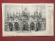 Cartolina - Venezia - Facciata Della Basilica Di S. Marco - 1898 - Venezia (Venedig)