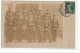 MEZIERES - CHARLEVILLE : Carte Photo De Militaires En 1910 - état (un Coin Plié) - Charleville