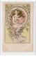 MUCHA Alfons : "femme Hautaine" Vers 1900 - Bon état (défauts) - Mucha, Alphonse