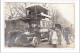 PARIS : Carte Photo D&acute;un Autobus Peugeot Au Salon De L'automobile En 1905 -  Très Bon état - Transport Urbain En Surface