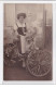 BOURGES : Carte Photo D'une Femme à Vélo( Gaulue ) - Tres Bon Etat - Bourges