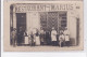 MARSEILLE : Carte Photo Du Restaurant MARIUS - Bon état (un Coin Plié) - Unclassified