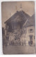 DANNEMARIE :  Carte Photo D'une Maison Détruite Par Les Allemands (guerre 1914-18)  - état (un Coin Plié) - Dannemarie