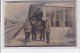 AUBERVILLIERS LA COURNEUVE : Carte Photo De Militaires Sur Les Quais De La Gare Vers 1910 - Très Bon état - Aubervilliers