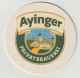 Bierviltje-bierdeckel-beermat Brauerei Aying Franz Inselkammer KG Aying (D) Celebrator - Sous-bocks