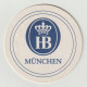 Bierviltje-bierdeckel-beermat Staatliches Hofbräuhaus München (D) - Bierdeckel