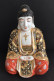 Magnifique Statuette De Bouddha En Porcelaine Satsuma (25,5x18x14 Cm) Finement Décoré, Chine, 1970/1980 - Art Asiatique