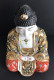 Delcampe - Magnifique Statuette De Bouddha En Porcelaine Satsuma (25,5x18x14 Cm) Finement Décoré, Chine, 1970/1980 - Asiatische Kunst