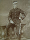Photo CDV Coué à Saumur Militaire Comte De Girardin S/Lieutenant Infanterie Ecole Cavalerie Tunique Modèle 1882  - L679A - Anciennes (Av. 1900)