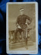 Photo CDV Coué à Saumur Militaire Comte De Girardin S/Lieutenant Infanterie Ecole Cavalerie Tunique Modèle 1882  - L679A - Anciennes (Av. 1900)