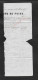 ALLEMAGNE  LETTRE 1875 SUR ANCIEN TIMBRE D ALLEMAGNE EN PD AVEC CACHET ENTREE EN FRANCE BLEU  DÉCHIRURE : - Lettres & Documents