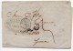 Cursive '32 Castets / En - Dorthe' (Gironde) Au Verso D'une Lettre De 1852 - 1801-1848: Precursores XIX